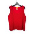 Red Top Sleeveless Ruby Rd, Size 2x Fashion