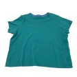 TEAL BASIC EDITIONS TOP SS BASIC, Size 3X Discount