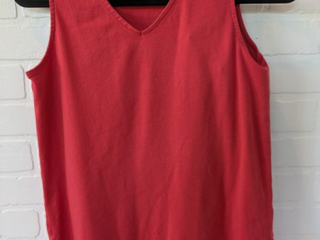 Red Top Sleeveless Basic J. Jill, Size Xs Online now