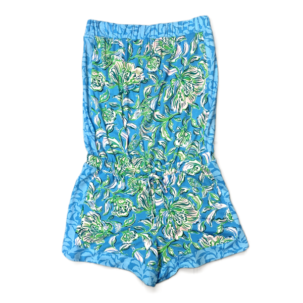 Blue Romper Designer By Lilly Pulitzer, Size: Xs For Cheap