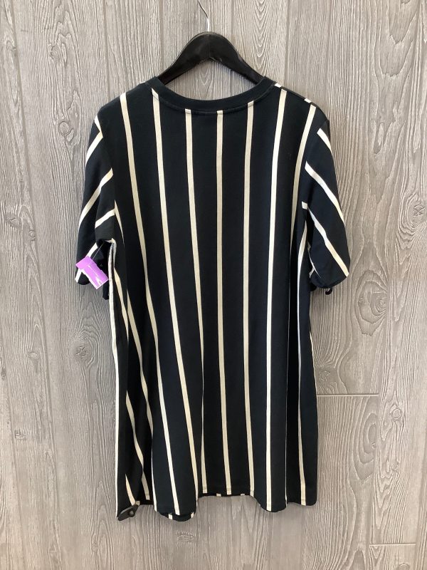 Striped Pattern Dress Casual Midi Who What Wear, Size L For Sale