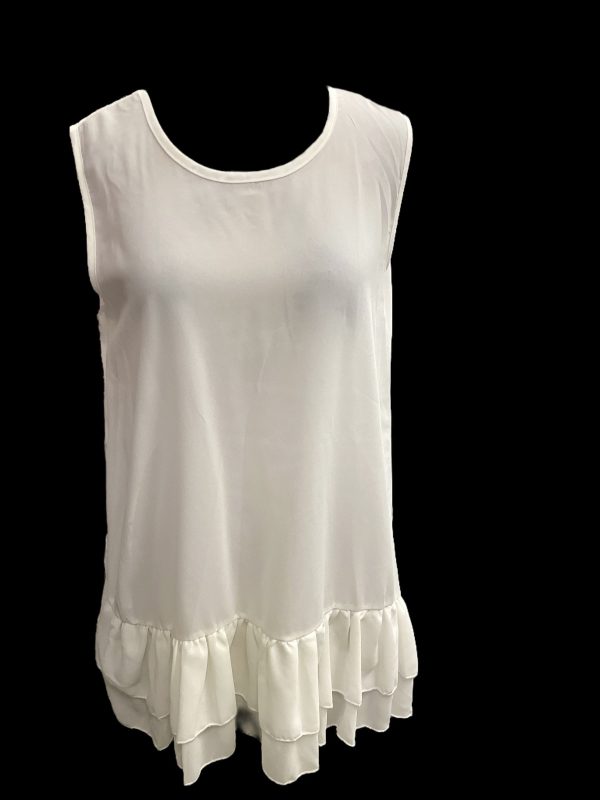 White Top Sleeveless Simply Couture, Size Xl Online Sale