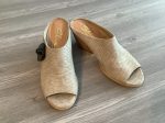 Taupe Shoes Heels Block Sbicca, Size 7 Online Sale