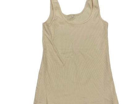 YELLOW    CLOTHES MENTOR TANK TOP, Size L Sale