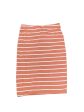 Striped Pattern Skirt Midi Heart & Hips, Size L For Cheap