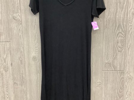 Black Dress Casual Midi Clothes Mentor, Size S Hot on Sale