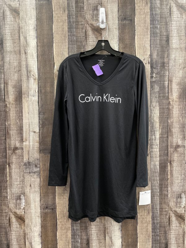 Black Dress Casual Short Calvin Klein, Size S Online Sale