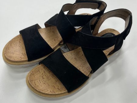 Black Sandals Flats New Directions, Size 7.5 Hot on Sale