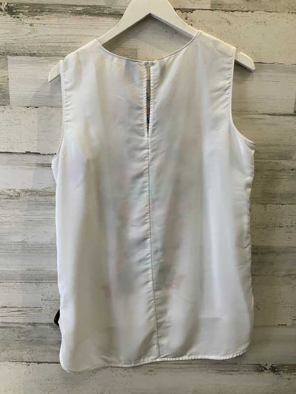 White Top Sleeveless Bisou Bisou, Size L Fashion