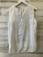 White Top Sleeveless Bisou Bisou, Size L Fashion