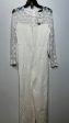 White Jumpsuit Clothes Mentor, Size M Online Sale