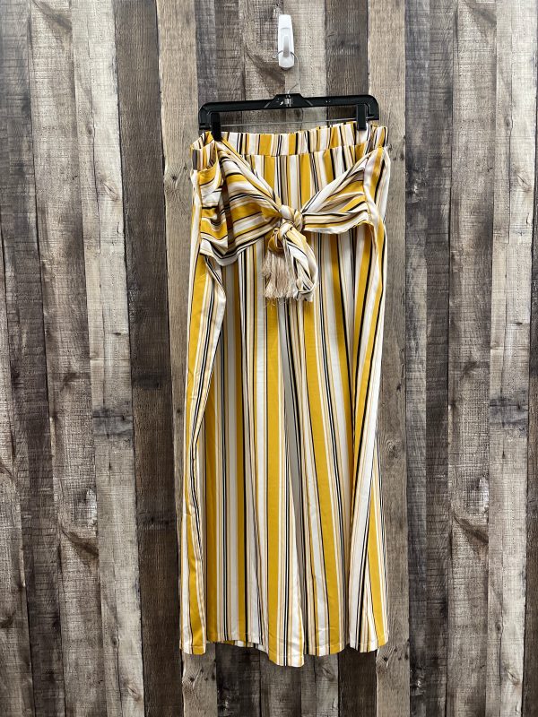 Striped Pattern Pants Wide Leg Shein, Size 3x For Cheap