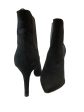 Black Boots Ankle Heels Cmc, Size 8 Online now