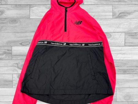 Black & Pink Jacket Windbreaker New Balance, Size M Online now