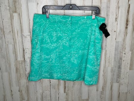 Teal Athletic Skort Izod, Size 14 Fashion