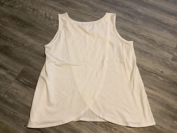 White Top Sleeveless Talbots, Size L Fashion