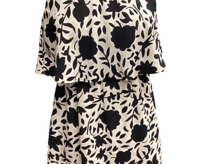 Black & White Dress Casual Midi Loft, Size Xxs Discount