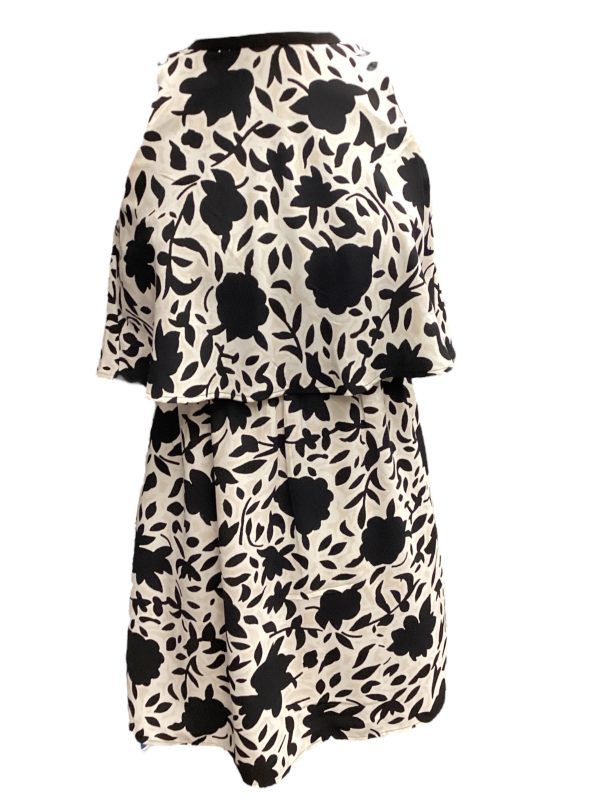 Black & White Dress Casual Midi Loft, Size Xxs Discount