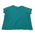 TEAL BASIC EDITIONS TOP SS BASIC, Size 3X Discount