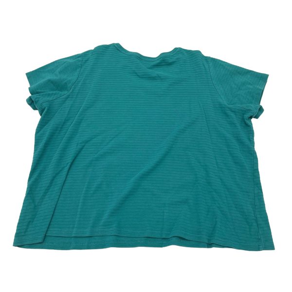 TEAL BASIC EDITIONS TOP SS BASIC, Size 3X Discount