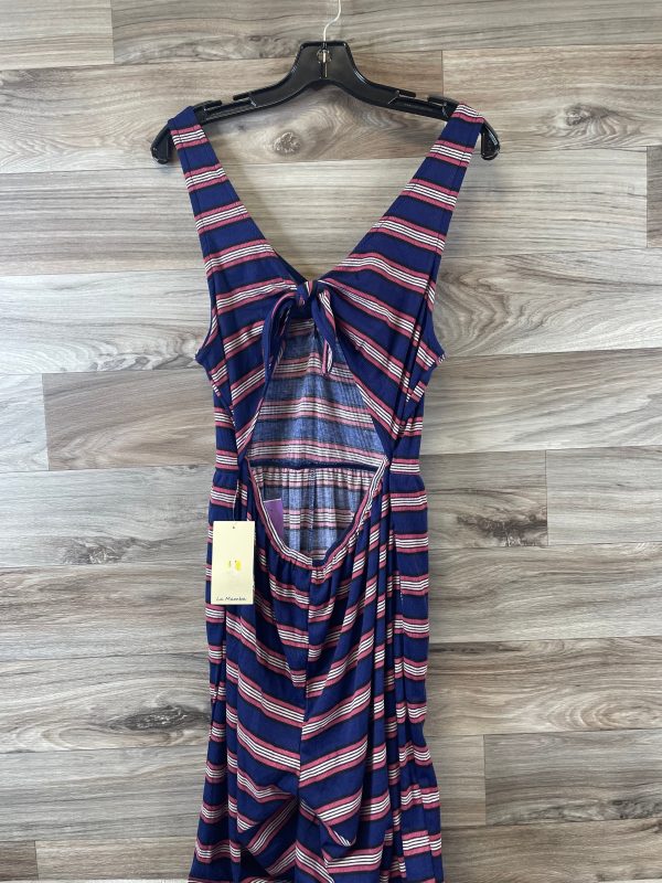 Striped Pattern Jumpsuit Clothes Mentor, Size Xxl Supply