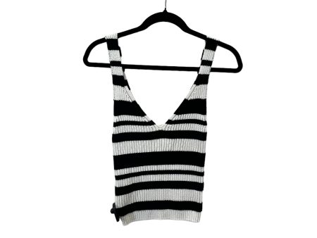 Striped Pattern Top Sleeveless Designer Maeve, Size Xs Hot on Sale