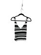 Striped Pattern Top Sleeveless Designer Maeve, Size Xs Hot on Sale