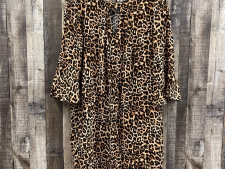 Animal Print Dress Casual Short Ana, Size Xxl Supply