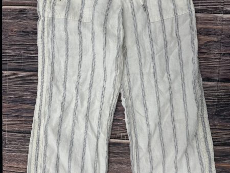 White Pants Linen Athleta, Size 6 Fashion