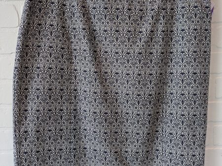 Blue & White Skirt Designer Tory Burch, Size 12 Online Hot Sale