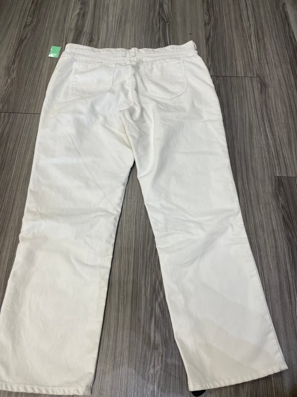 White Jeans Straight Lee, Size 18 For Discount