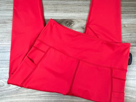 Red Athletic Leggings Zyia, Size S Fashion