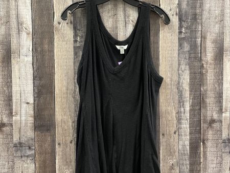 Black Top Sleeveless Terra & Sky, Size 1x For Cheap