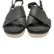 Black Sandals Heels Wedge By Eileen Fisher, Size: 8.5 Online Hot Sale