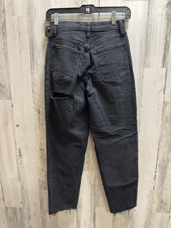 Black Jeans Straight Banana Republic, Size 0 Discount