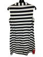 Striped Pattern Dress Designer Clothes Mentor, Size M Cheap