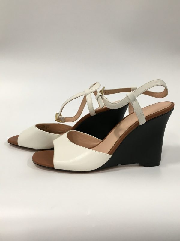 White Shoes Heels Wedge J. Crew, Size 9 Hot on Sale