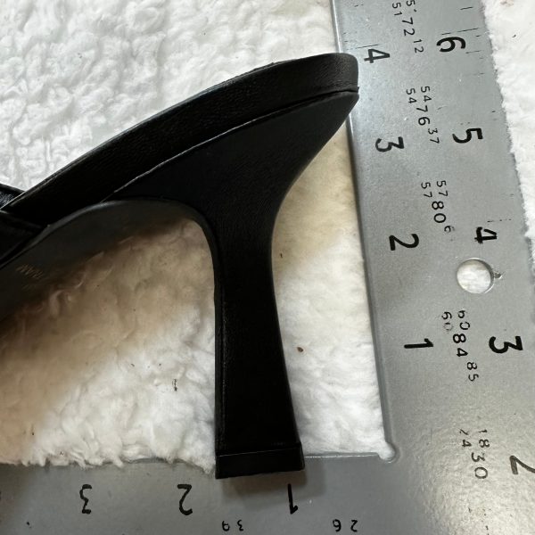 Black Sandals Heels Stiletto Abound, Size 12 For Cheap