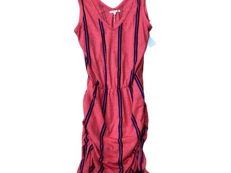 Red Dress Casual Midi Sundry, Size Xs Online Sale