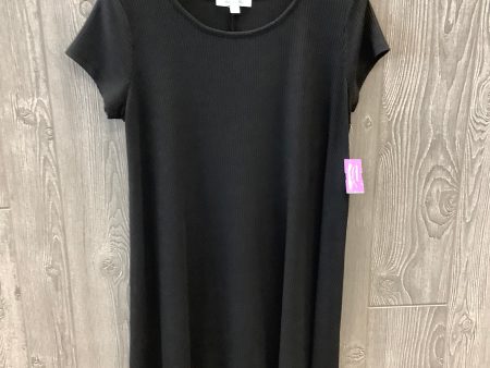 Black Dress Casual Midi She + Sky, Size L Online Hot Sale