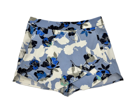 Blue & White Skort By Aqua, Size: L Online Sale