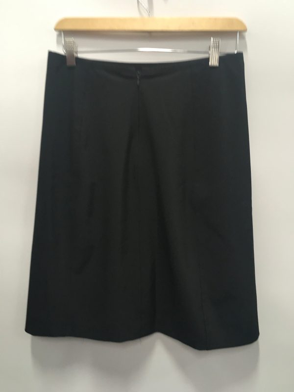 Black Skirt Midi Adrienne Vittadini, Size 8 Online Hot Sale