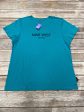 Teal Top Short Sleeve Nine West Apparel, Size Xl on Sale