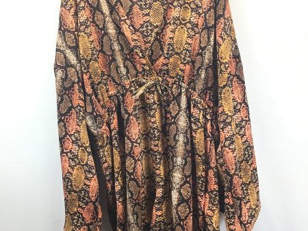 Snakeskin Print Romper Pretty Little Thing, Size 18 For Sale