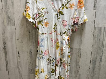 White Dress Casual Midi Loft, Size M Online