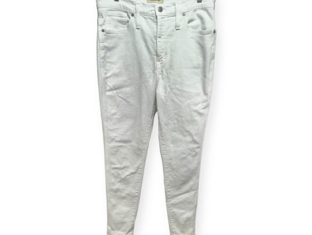 White Jeans Skinny Madewell, Size 12 Online Sale