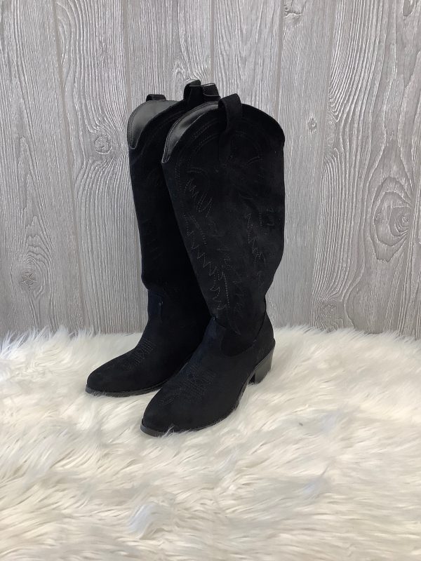 Black Boots Western Clothes Mentor, Size 6 Online now