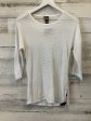 White Top Long Sleeve Chicos, Size S Sale