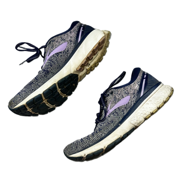 Blue & Purple Shoes Athletic By Brooks, Size: 8 Online now