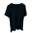 Black Athletic Top Short Sleeve Nike Apparel, Size M Hot on Sale